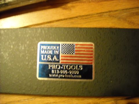 1979 Ford F-150 - A sticker indicating the product is proudly made in the USA by PRO-TOOLS.