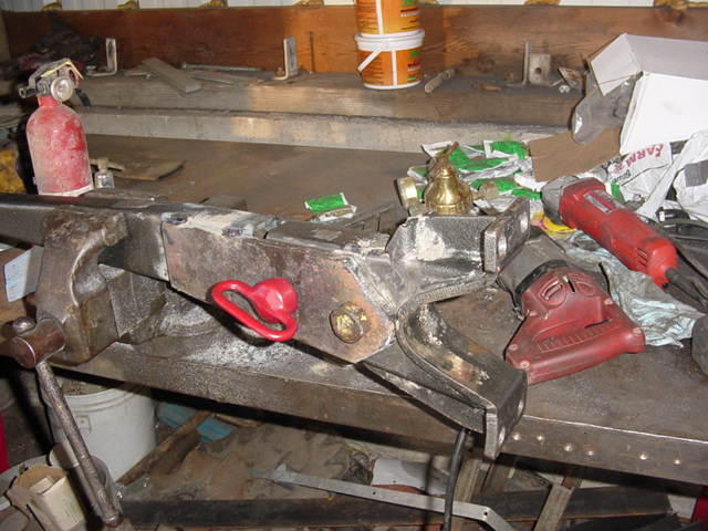 tacked up again, ready for final weld