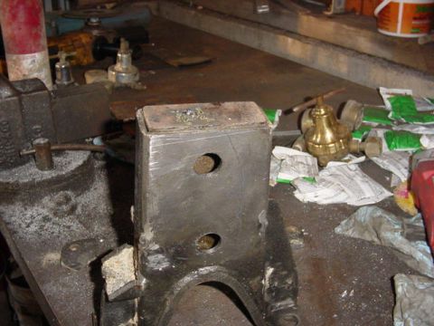 1992 Ford Bronco - made two caps for the arms, will be hammered in flush. great additive for strength. going to use tubeing on the inside where the bolts go t…