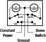 1983 Ford Bronco - Simple map & dome light wiring, power switched. IF THE IMAGE IS TOO SMALL, click it. http://classicbroncos.com/forums/showthread.php?p=1745…