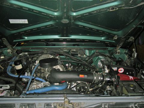 1990 Ford Bronco - 408 Stroker Engine Compartment