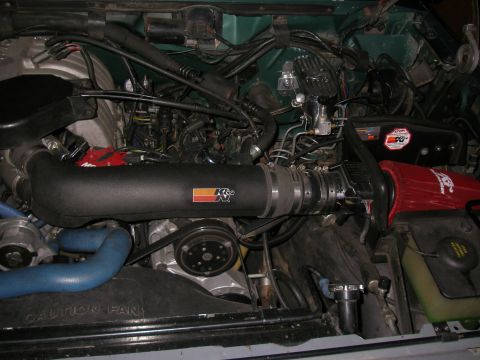1990 Ford Bronco - K&N Air Tube