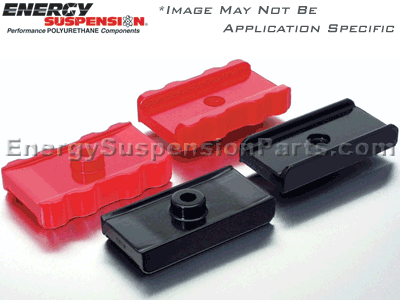 1983 Chrysler Fifth Avenue - Leaf spring lift blocks are shown in red and black colors.