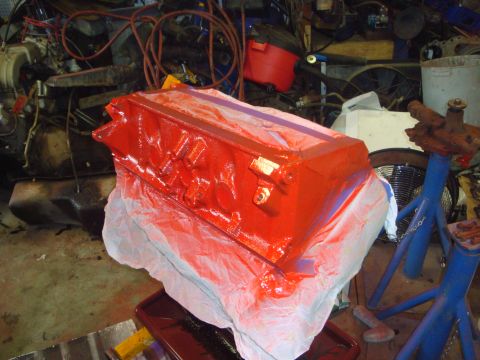 1989 Ford Bronco - Painting the block