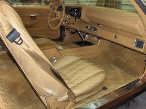 1979 Chevrolet Camaro - The interior of a 1979 Chevrolet Camaro features tan upholstery and a classic dashboard layout.