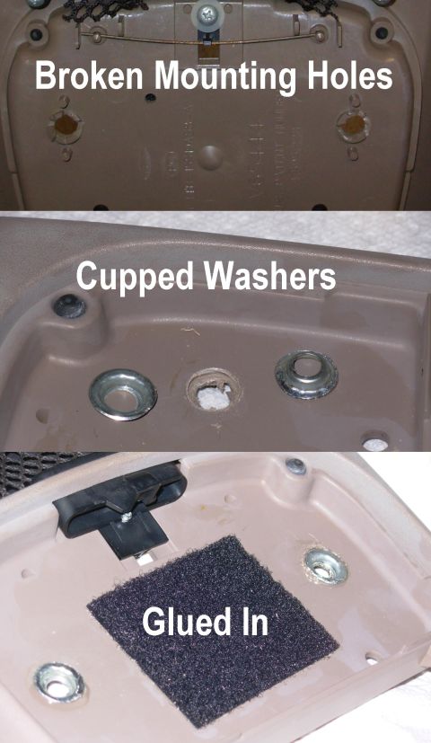 1983 Ford Bronco - Cracks in the mounting screw wells are very common in Bronco OHCs (and NOT common in Ex OHCs, for some reason), but easy & cheap to repair…