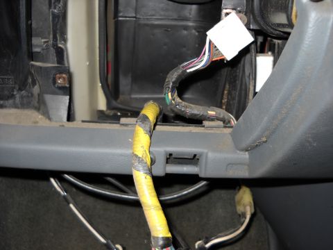 1993 Ford C-150 (Centurion Conversions) - Interior wiring harness detail, likely for climate control or dashboard components.
