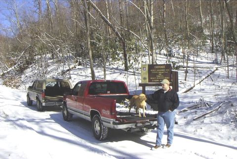 1995 Ford Bronco - Enterance Cherokee National Forrest