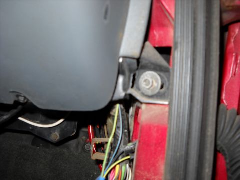 1993 Ford C-150 (Centurion Conversions) - Exposed wiring and mounting hardware are visible in the interior of the vehicle.