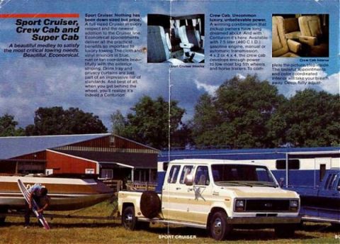 1996 Ford C-350 (Centurion Conversions) - This van conversion features a crew cab and a distinctive star decal on its side.