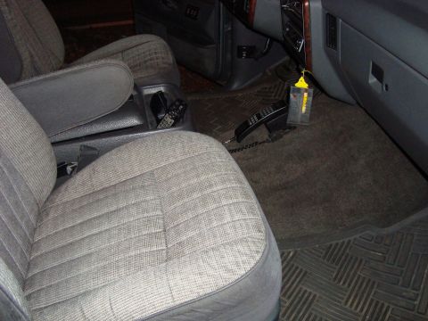 1991 Ford Bronco - Interior view of a 1991 Ford Bronco, highlighting the seats and dashboard details.