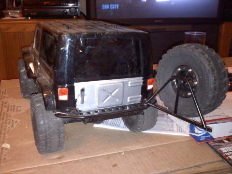 1993 Toyota 4Runner - This remote-controlled vehicle has a spare tire attached to a rear-mounted carrier.