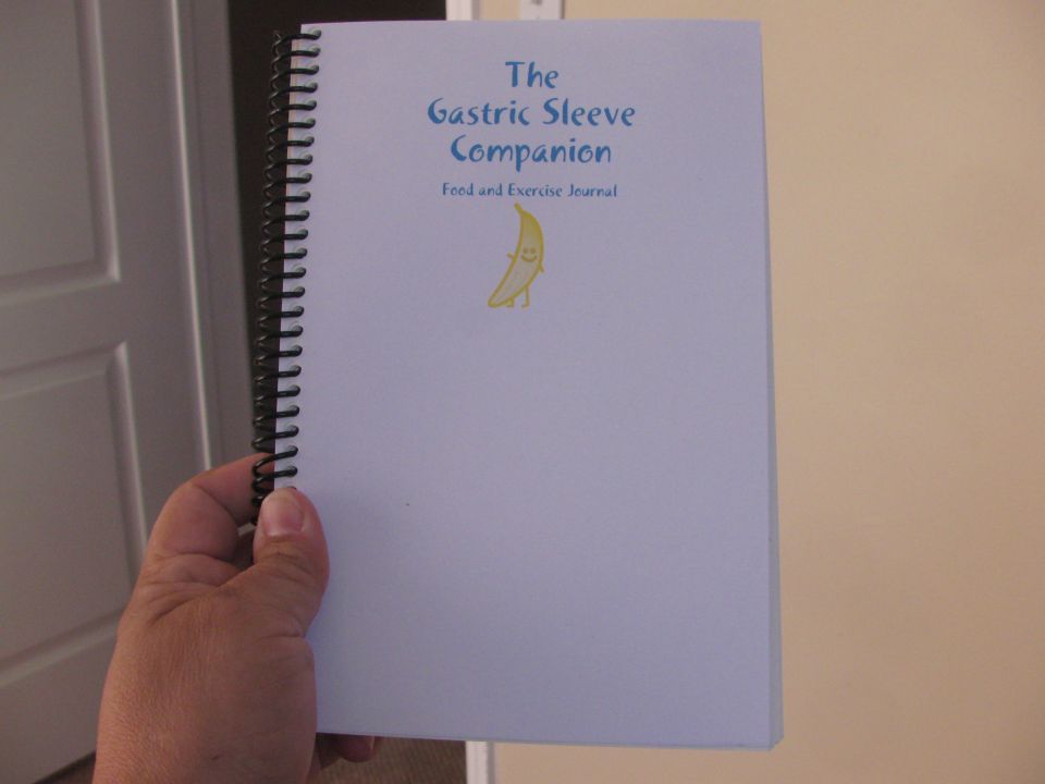 Photo of a spiral-bound book titled The Gastric Sleeve Companion