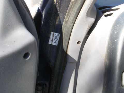 1995 Ford F-150 - EEC calibration code sticker in driver's door jamb Some trucks have this - others don't. Coincidentally, this is the same code as the donor…