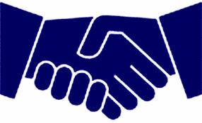 2001 Isuzu Vehicross - A graphic representation of a handshake.