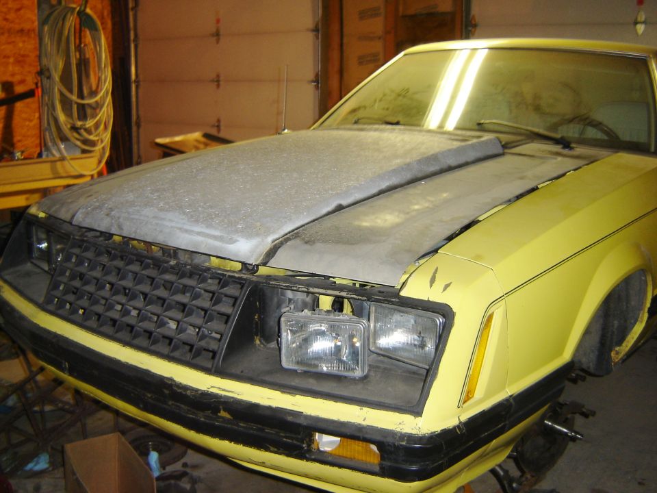 install hood before having it painted.
