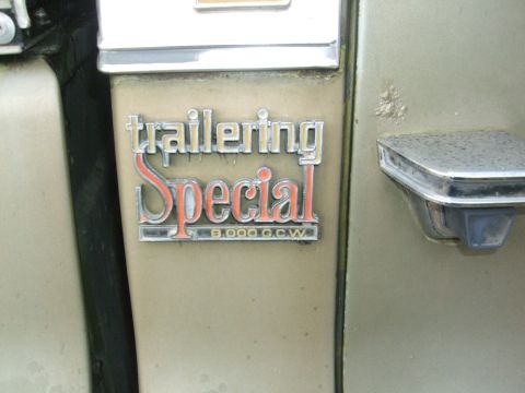 1979 Ford Bronco - This badge indicates a specific towing package on the vehicle.