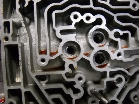 1993 Ford C-150 (Centurion Conversions) - Automatic transmission valve body detail, likely from a Ford E4OD rebuild.