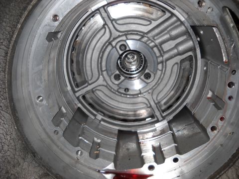 1993 Ford C-150 (Centurion Conversions) - Automatic transmission torque converter pump assembly, likely from a Ford E4OD transmission.