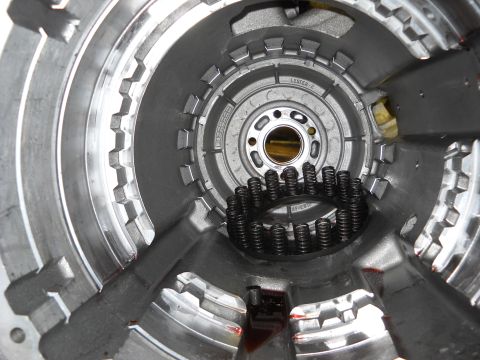 1993 Ford C-150 (Centurion Conversions) - Internal view of a transmission pump assembly, showing a ring of springs.