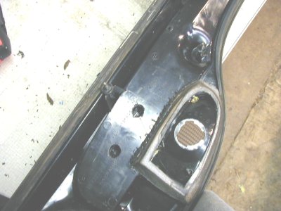 1997 Ford Taurus - I drilled two in each side because I want it extra bright. It will also work with just one hole... Be sure not to drill too far, since the…