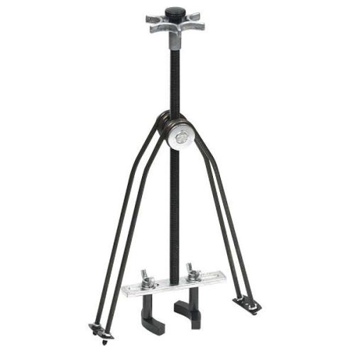 Gear puller tool with threaded shaft and adjustable legs