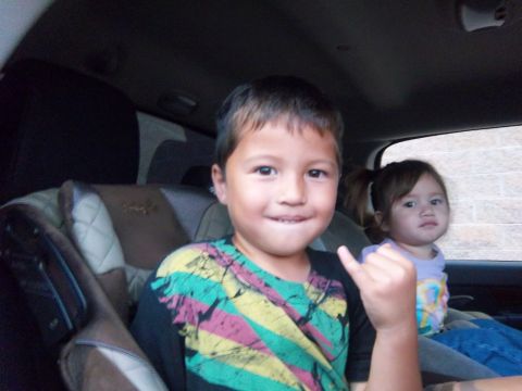 1991 Ford Bronco - My nephew Keola and Anas kids, Pono and Tita.