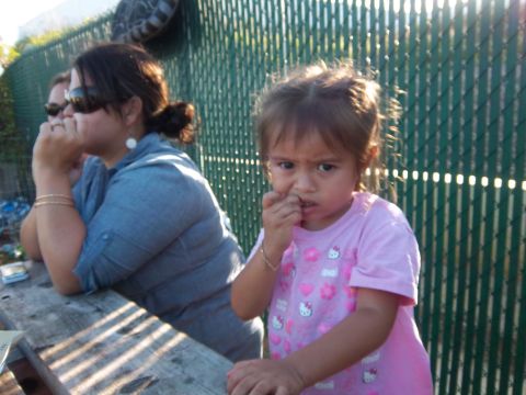 1991 Ford Bronco - My niece Kanani and Isaacs girl Roxy Love Sedeno with Aunty Ana.