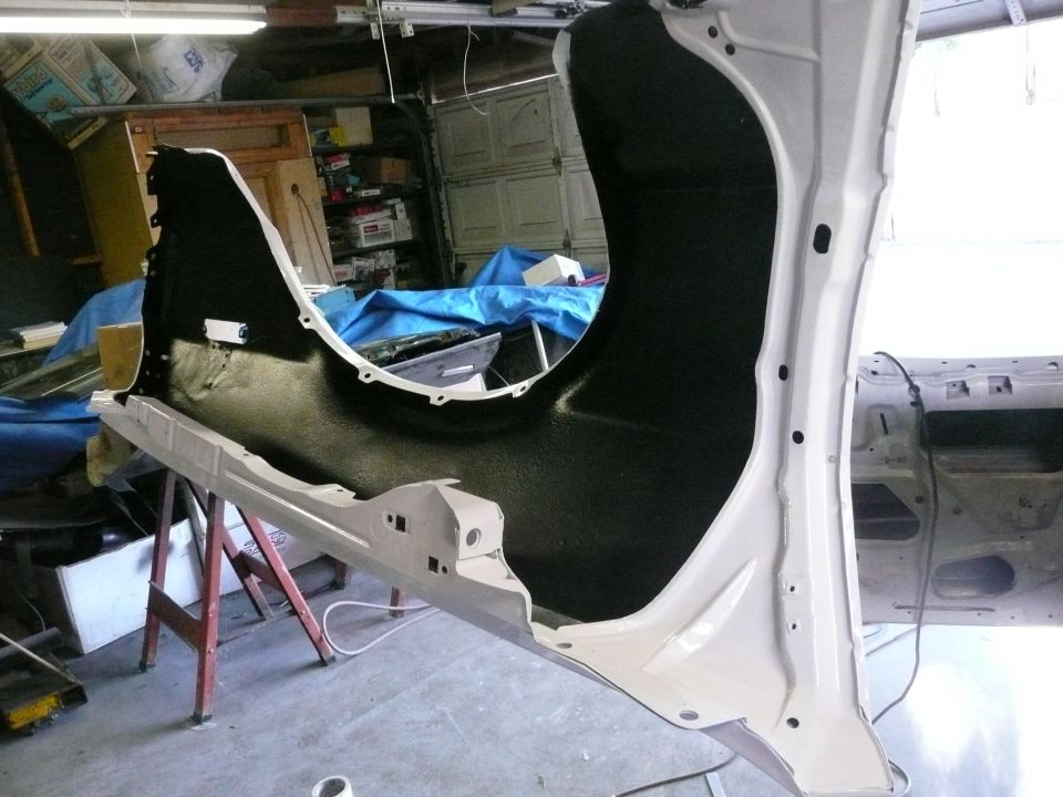 repaired  , painted, undercoated one side done.