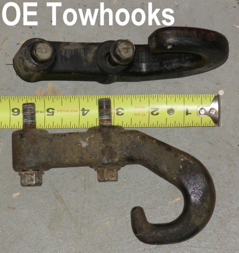 1983 Ford Bronco - Original Equipment Recovery Hooks (cast iron)