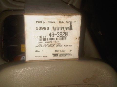 1978 Ford Bronco - A box labeled with part number 20990 and date 03/19/10 is shown.