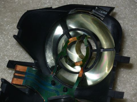 1983 Ford Bronco - Film traces for bulb contacts.