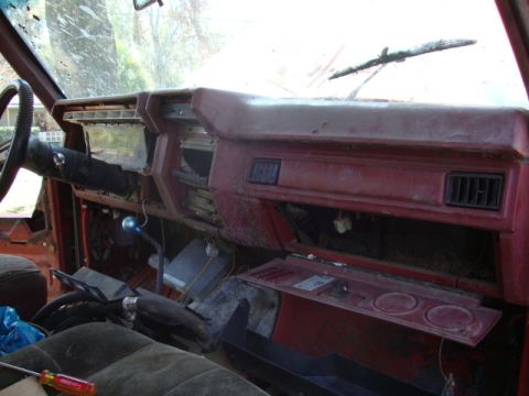 dash - 1986 Ford Bronco