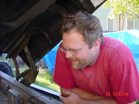 1979 Ford Bronco - Todd looks happy