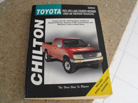 1994 Ford Bronco - This Chilton repair manual covers 1989-96 Toyota Pick-Ups, Land Cruisers, and 4Runners, including wiring and vacuum diagrams.