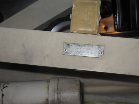 2001 Ford Crown Victoria - Data plate from McDermott Corp, Ridgewood, NY, showing patent information.