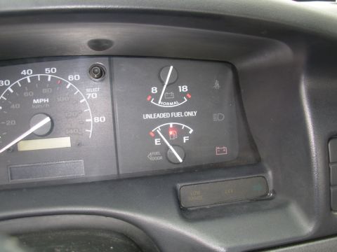 1995 Ford F-150 - I added a low fuel light, just to see how it went in a non-tach cluster. It was a little easier since the power trace is already connected.…