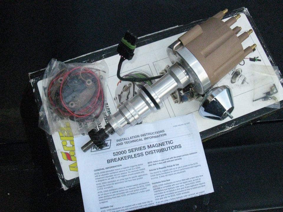 Distributor with wires and instructions