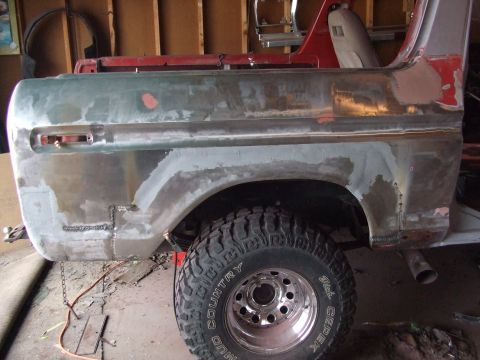 1979 Ford Bronco - This 1978 Ford Bronco is in the process of extensive body repair and restoration.