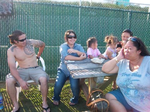 1991 Ford Bronco - Keola, Ana, Roxy, Tita, Maka and The Boss, Mrs Ruff414!