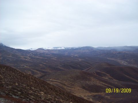 1986 Chevrolet Blazer - A vast, desolate landscape under a cloudy sky, with a date stamp of 09/19/2009.