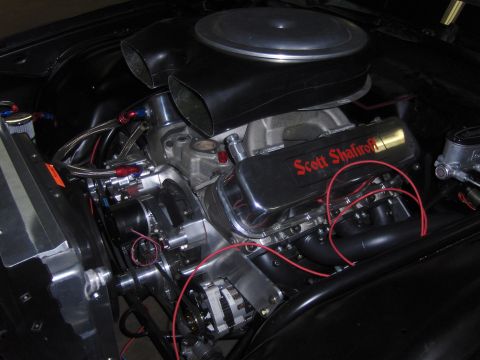 1979 Chevrolet Camaro - Custom V8 engine Scott Shafiroff valve covers and a dual snorkel air intake system.