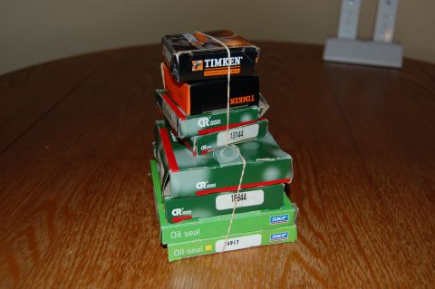 1994 Ford Bronco - Here are the proper parts. The SKF wheel seals are from Napa. the rest is from Pep boys. They were the only place that listed the correct p…