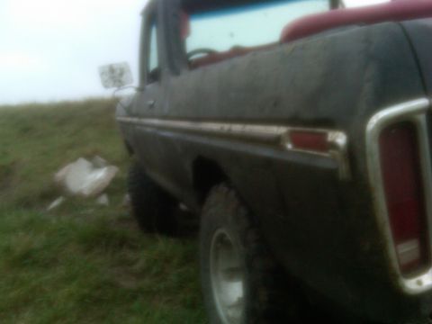 1978 Ford Bronco - This 1978 Ford Bronco is seen from the rear quarter angle on a cloudy day.