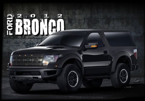 1990 Ford Bronco - This is a 2012 Ford Bronco concept, not a 1990 model.