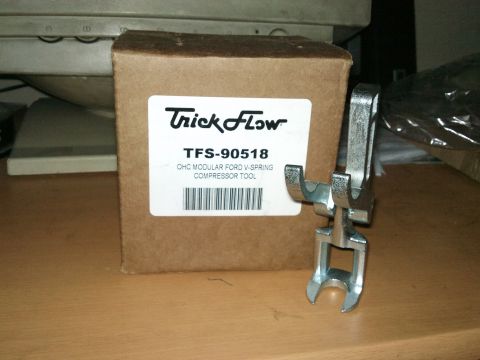 1998 Ford Crown Victoria - Trick Flow TFS-90518 OHC Modular Ford V-Spring Compressor Tool is shown with its packaging.