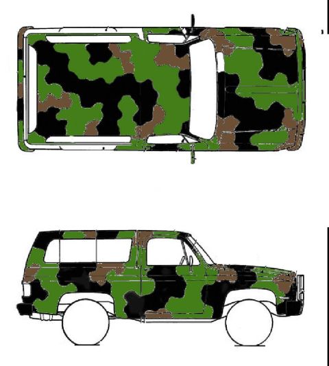 1986 Ford Bronco - New Colored