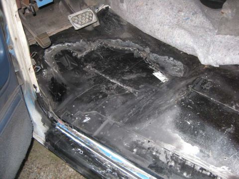 1983 Ford Bronco - Everything in place and redy for painting and sealing.
