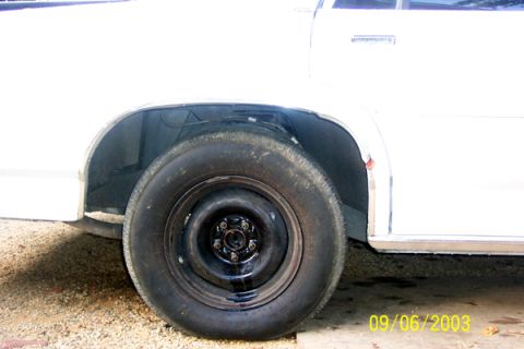 1991 Ford Crown Victoria LTD - after air shocks and cargo coils