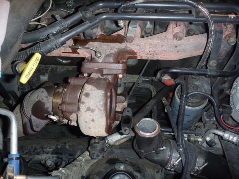 1997 Dodge 2500 - Compressor housing off of hot side.